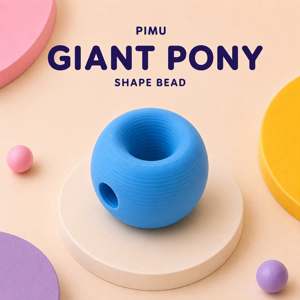 Giant Pony Bead - Choose Your Colour